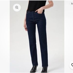 AGOLDE 90'S PINCH WAIST HIGH RISE STRAIGHT LONG sz 27